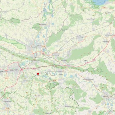 Umgebung Campingplatz Kalletal, An der Weser 7a, 32689 Kalletal - Erder